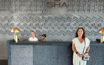 Stella at reception in SHA Mexico