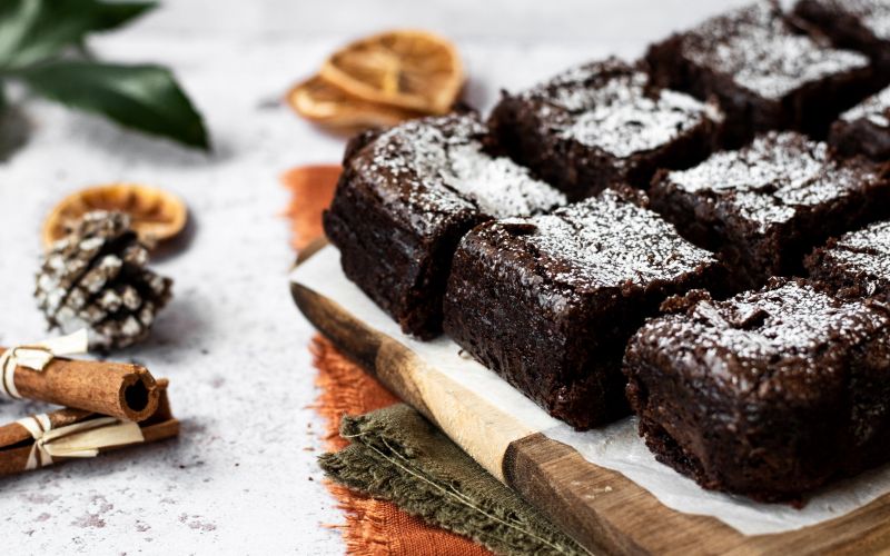 Carob & Sweet Potato Brownie