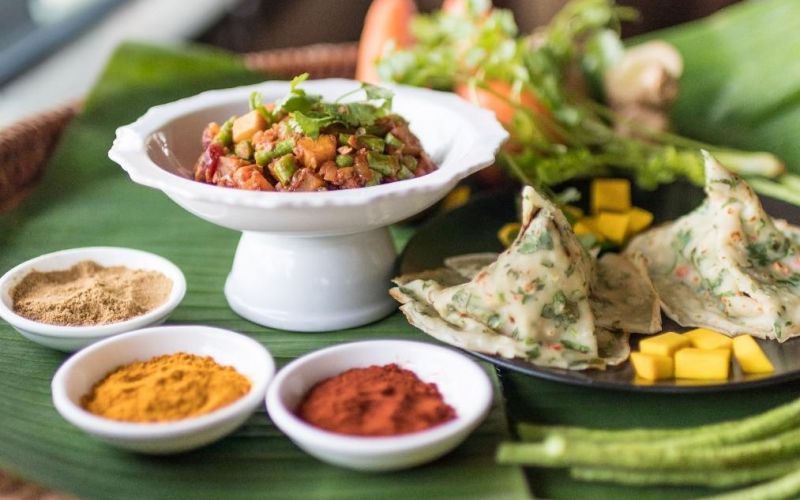 Spiced whole grain crepes with mixed vegetables recipe Spiced whole grain crepes with mixed vegetables recipe