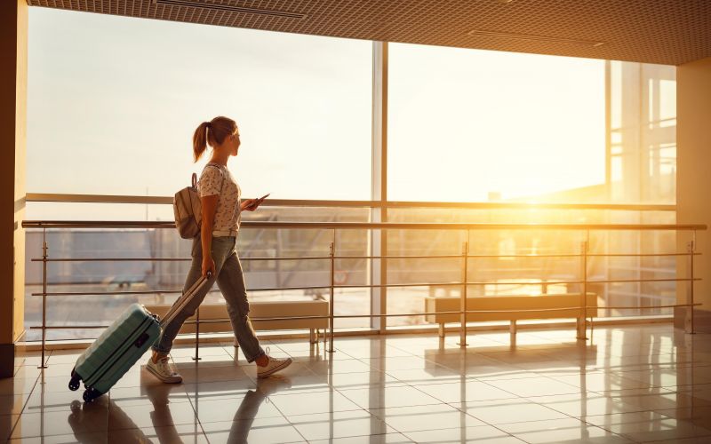 Healthy airport, flight and jet-lag tips