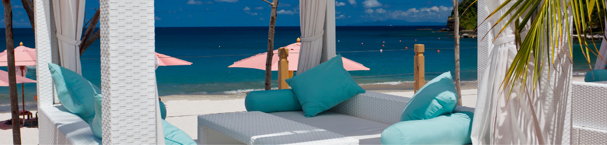 Luxury wellness retreats in St Lucia, Caribbean with tropical beaches, yoga classes and holistic spa programmes