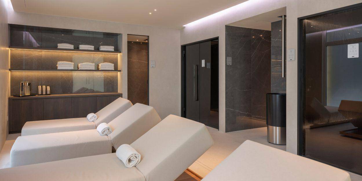 Relaxation room with comfortable chairs 