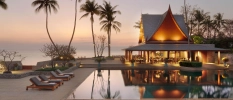 Pool scene at Chiva-Som Health Resort