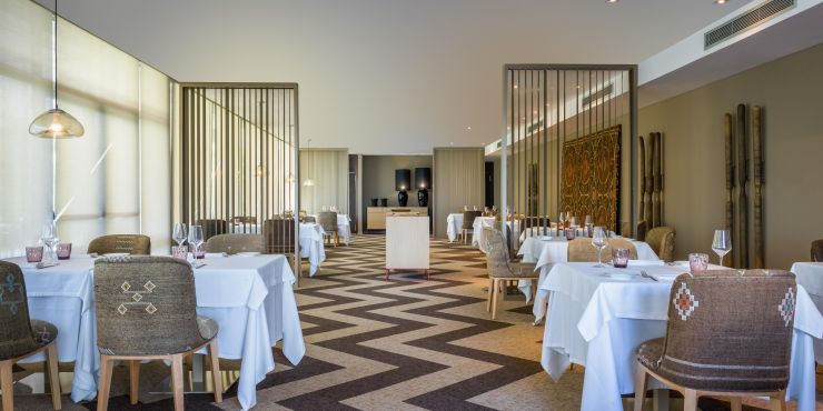 The Aguas Vivas restaurant The Aguas Vivas restaurant