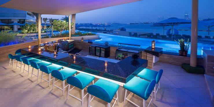 Pool Bar at The Retreat Palm Dubai The Retreat Palm Dubai