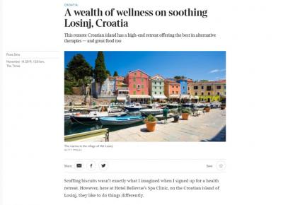 A weath of wellness on soothing Losinj, Croatia