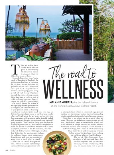 The Road to Wellness - Chiva-Som Resort The Road to Wellness - Chiva-Som Resort