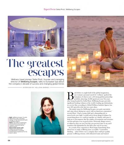 Expert Focus: Stella Photi, Wellbeing Escapes Expert Focus: Stella Photi, Wellbeing Escapes